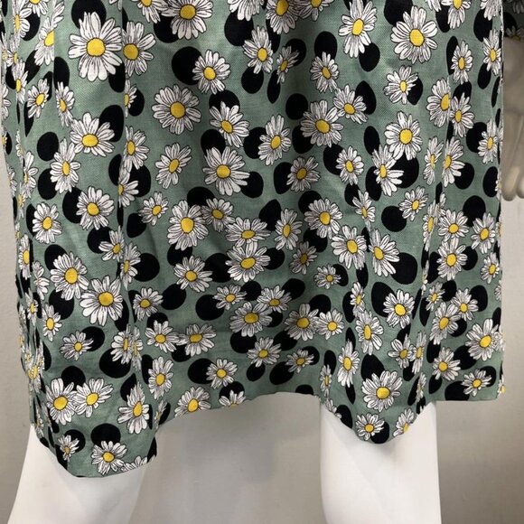 SANDRO NWOT FLORAL POLKA DOT DRESS - Picture 11 of 14